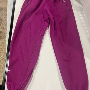 Woman’s Nike Air Purple Adjustable Small Sweat Pants